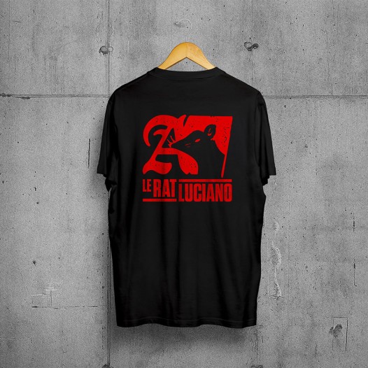 TEE SHIRT "LE RAT LUCIANO X MAISON MERE" LOGO 2